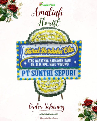 Papan Bunga Duka di Buaran Mangga